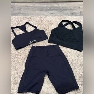 Alphalete workout set - black